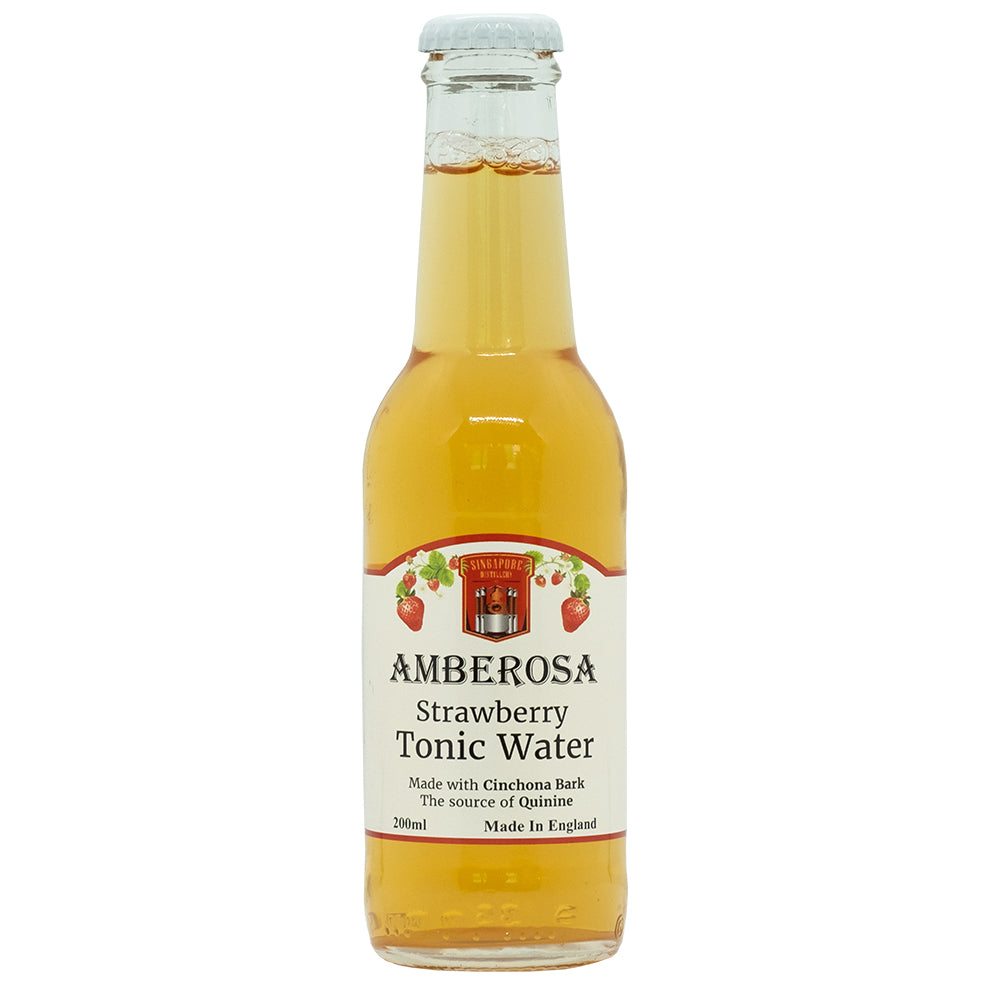 Amberosa Strawberry Tonic Water - Pack of 4